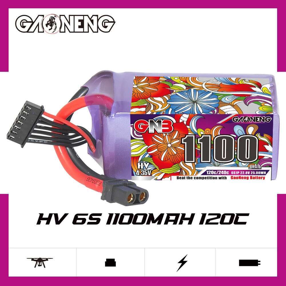 2Pcs GNB 6S Lipo Battery 22.8V - Drone Rc Leading ulasan dan harga
