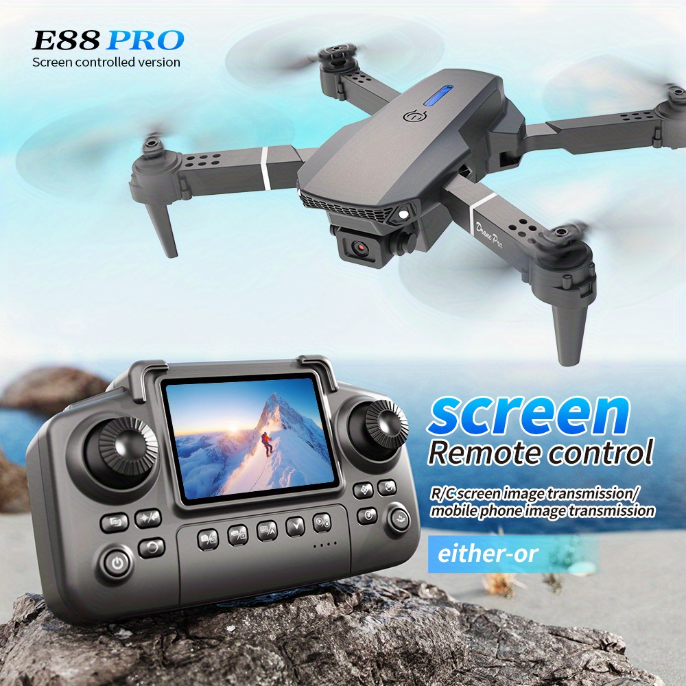 E88 Screen Control Professiona - Drone E88 Rc Quadcopter ulasan dan harga