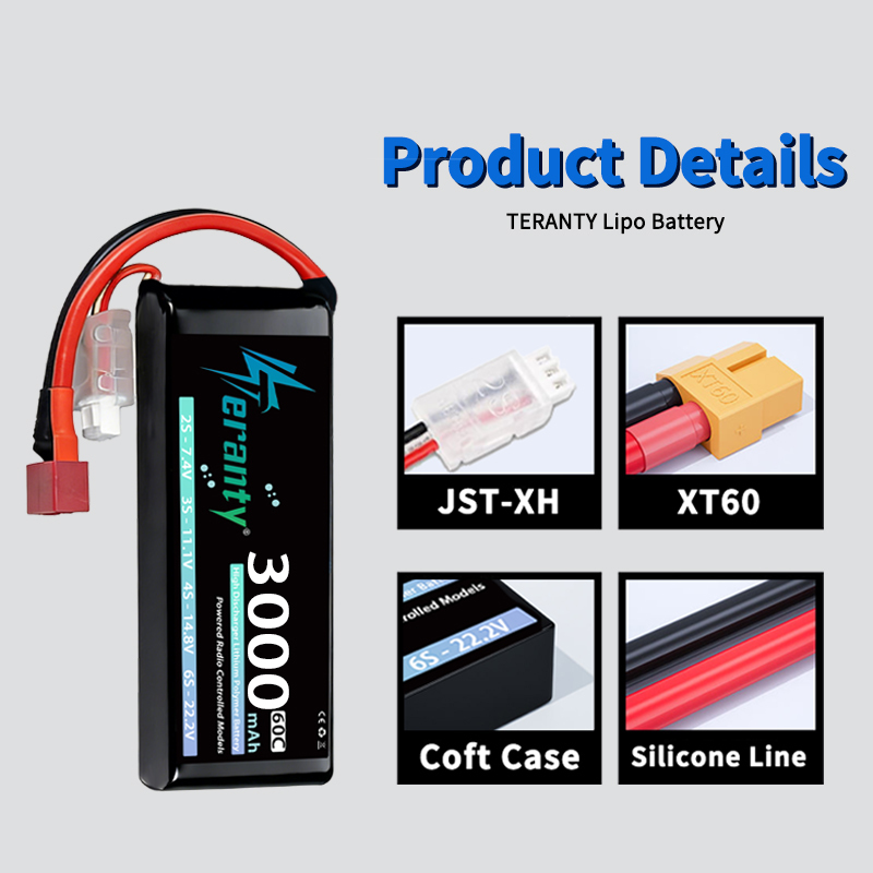 TERANTY 2S 3000mAh Lipo Batter - Drone Rc Leading ulasan dan harga