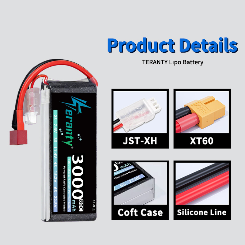 TERANTY 2S 3000mAh Lipo Batter - Drone Rc Leading ulasan dan harga