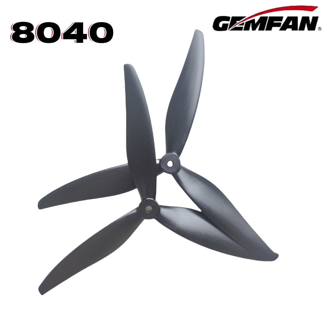 Gemfan 8040 8X4X3 3-blade 8-in - Drone Rc Leading ulasan dan harga