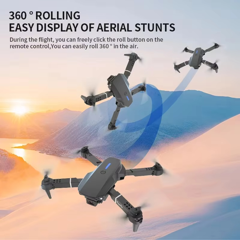 Hot Sell E88 Mini RC Drone 8K  - Drone E88 Rc Quadcopter ulasan dan harga