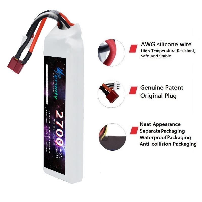 1/3PCS 2S 7.4V Lipo Battery 27 - Drone Rc Leading ulasan dan harga