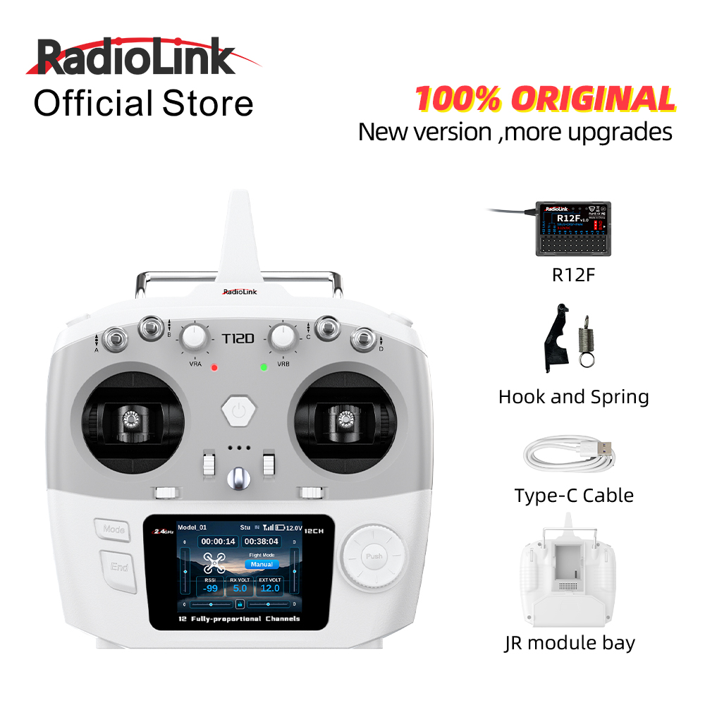 RadioLink T12D JR Module 12CH  - Drone Rc Leading ulasan dan harga
